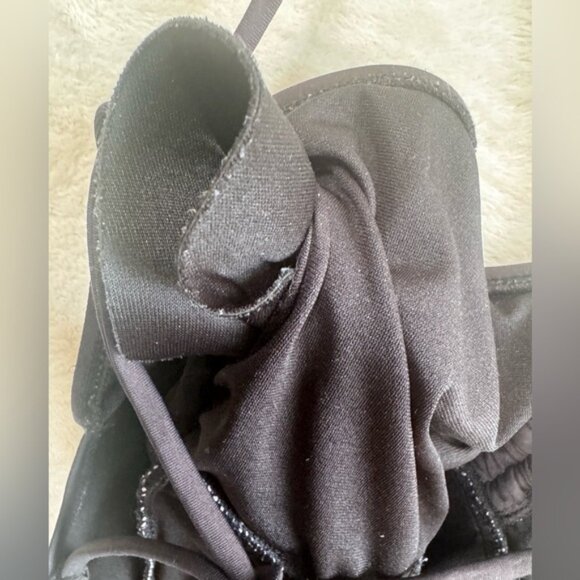 Ocean Pacific OP Vintage Palm Trees Beach Print Neon Halter Pads Bra Swim Suit L - Picture 5 of 16